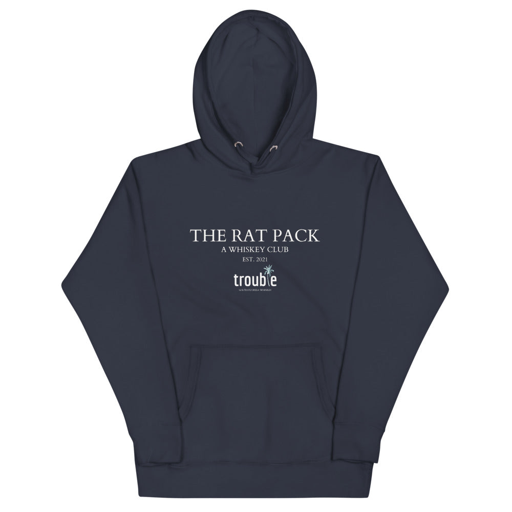 Rat Pack Whiskey Club - Unisex Hoodie – Trouble Spirits & Whiskey