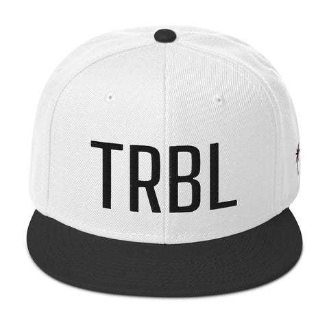 TRBL - White Flat Bill