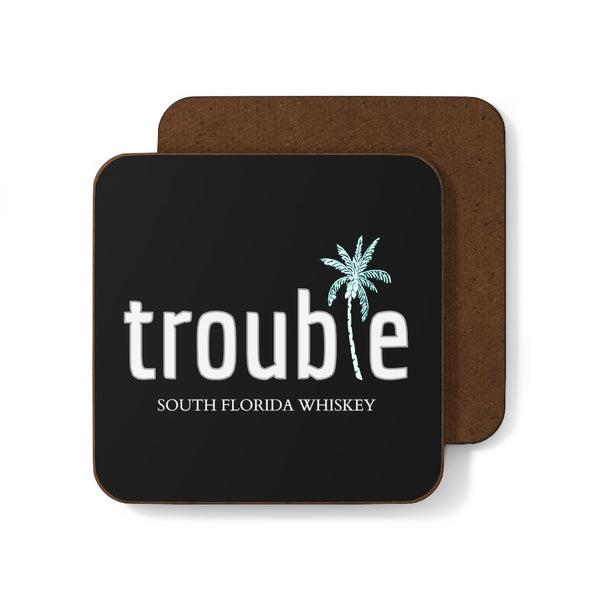 Trouble Whiskey - Hardboard Back Coaster