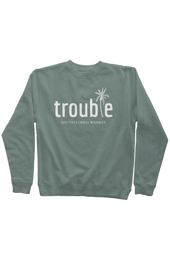 Trouble Whiskey - Crew Neck Sweater (Green)