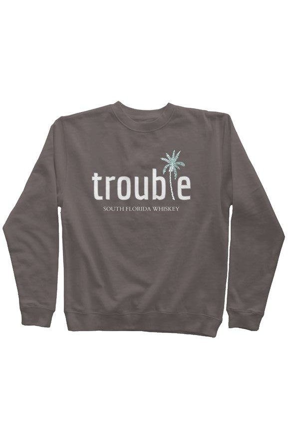 Trouble Whiskey -Crew Neck Sweater (Black)