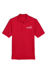 Trouble - Red Performance Polo
