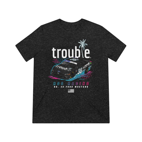 Trouble Car - Unisex Triblend Tee