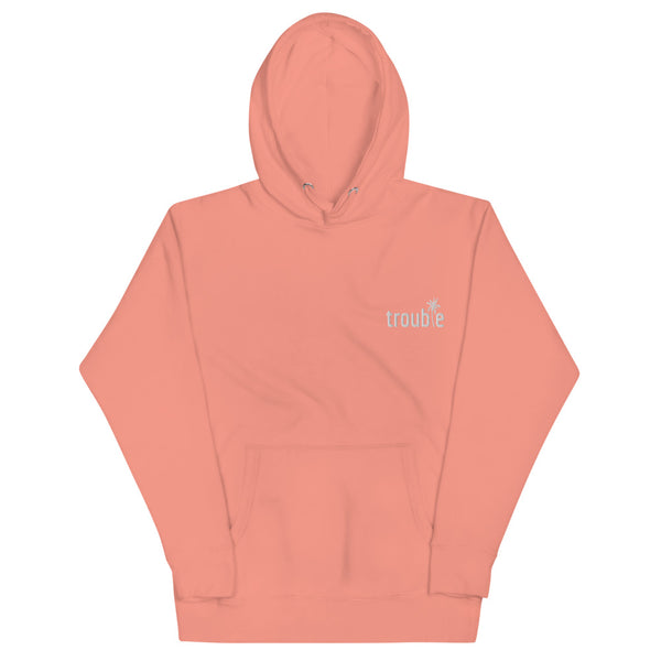 Trouble - Embroidered Unisex Hoodie